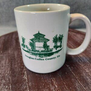 Douglas-Coffee County Ga Souvenir Mug With Green Graphic Print
